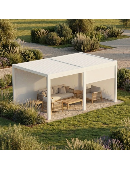 Manual Zip Screen - Zipscreen voor pergola Lyra T6