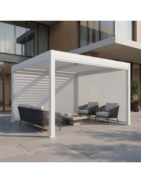 Manual Zip Screen - Zipscreen voor pergola Lyra T6