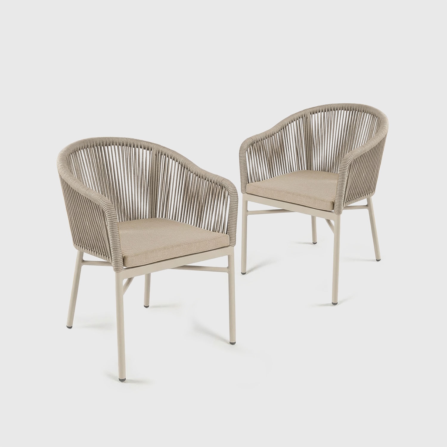 Liara: Buitenstoel van Olefin Touw Anti-UV 2
