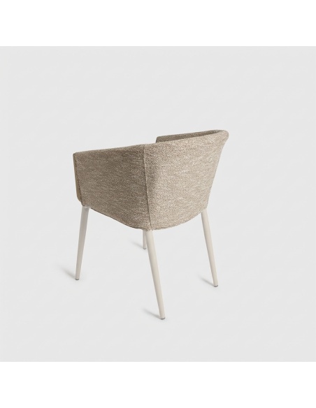 Mitara: Outdoor Eetkamerfauteuil van Doorgeverfd Stof