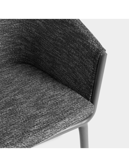 Mitara: Outdoor Eetkamerfauteuil van Doorgeverfd Stof