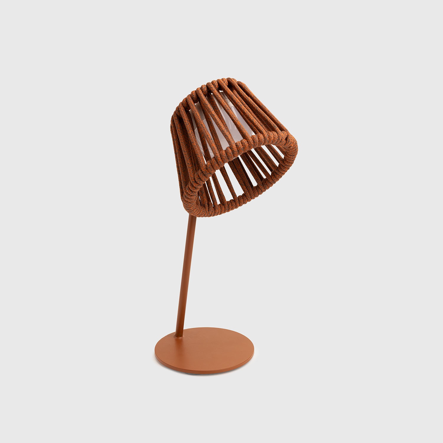 Mini Ropelle: Oplaadbare tafellamp van Olefin koord 2