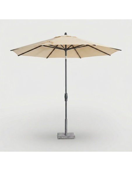 Lybra: Kantelbare Parasol met Centrale Paal en EquiTilt®-Technologie