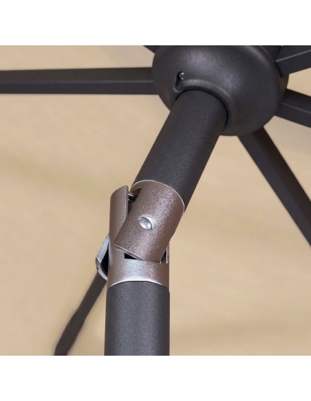 Lybra: Kantelbare Parasol met Centrale Paal en EquiTilt®-Technologie