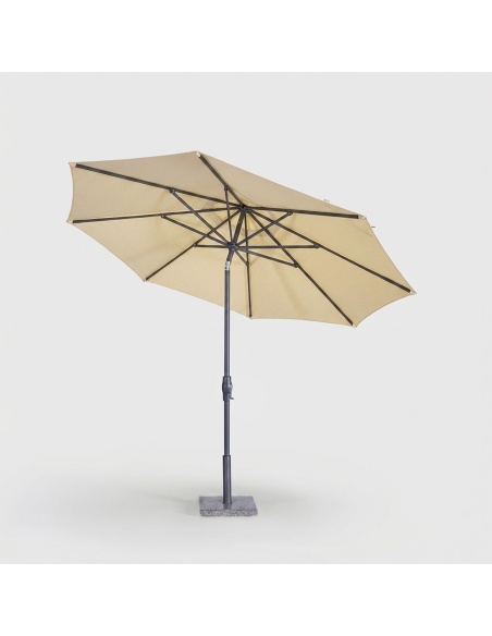 Lybra: Kantelbare Parasol met Centrale Paal en EquiTilt®-Technologie