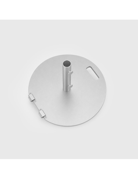 Ronde parasolfuet staal 25 kg - Compatibel met Klika en Lybra