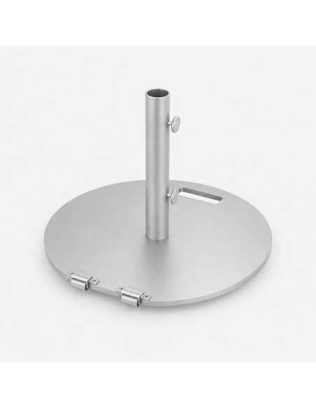 Ronde parasolfuet staal 25 kg - Compatibel met Klika en Lybra