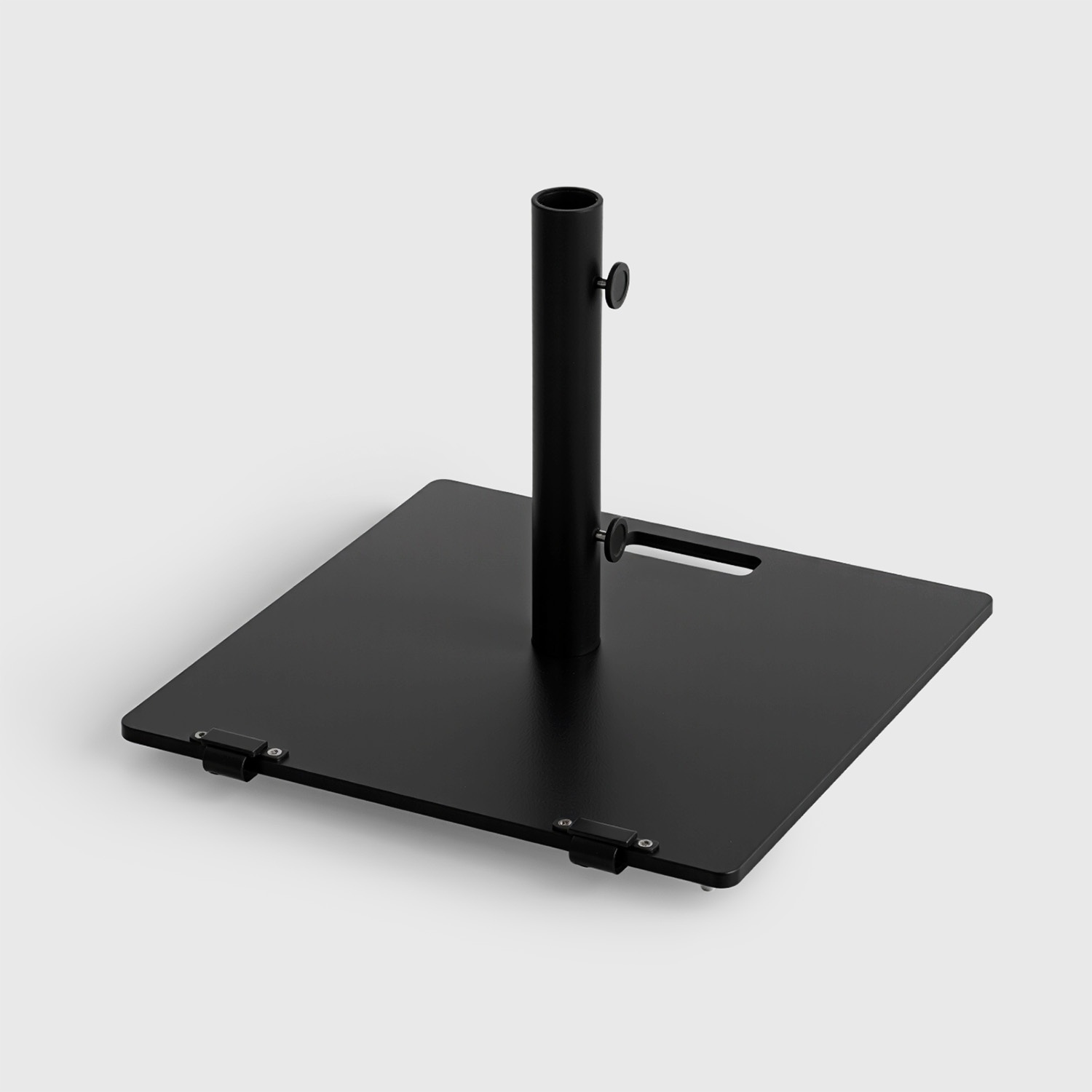 Vierkante parasolvoet staal 25 kg - Compatibel met Klika en Lybra