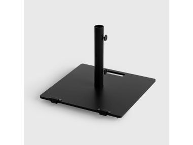 Vierkante parasolvoet staal 25 kg - Compatibel met Klika en Lybra