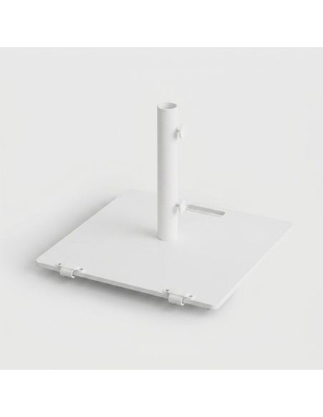 Vierkante parasolvoet staal 25 kg - Compatibel met Klika en Lybra