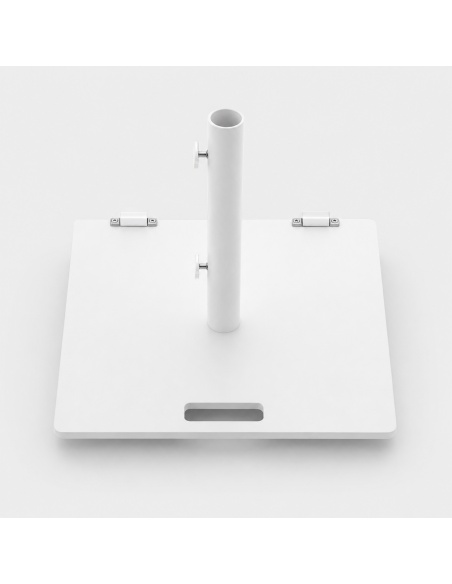 Vierkante parasolvoet staal 25 kg - Compatibel met Klika en Lybra
