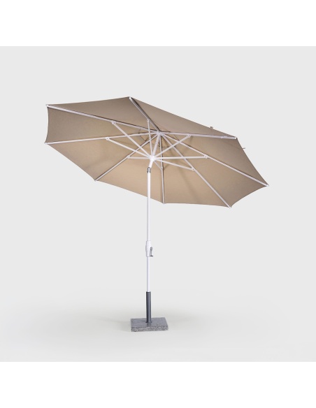 Lybra: Kantelbare Parasol met Centrale Paal en EquiTilt®-Technologie
