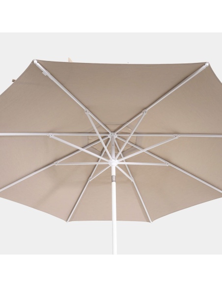 Lybra: Kantelbare Parasol met Centrale Paal en EquiTilt®-Technologie