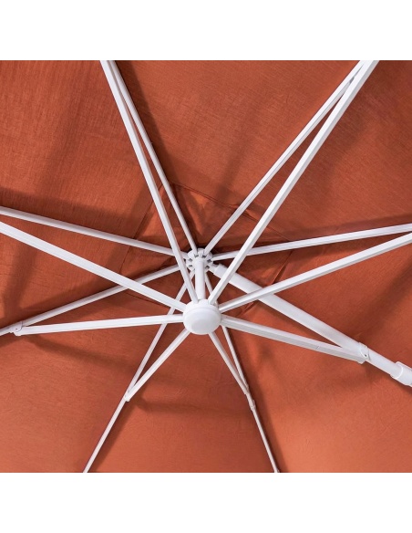 Auriga: Verlichte Parasol met Zijarm
