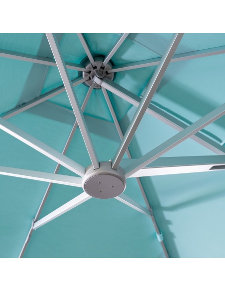 Cygnus: Cantilever Parasol met Zijarm Push-Open