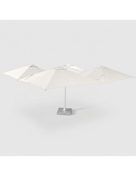 Cygnus Qadro: Zweefparasol met Vier Doeken 6×6 m