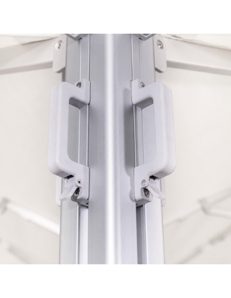Cygnus Qadro: Zweefparasol met Vier Doeken 6×6 m