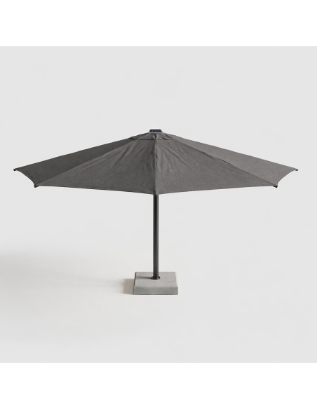 Hydrus: Professionele Parasol met Centrale Mast 5×5 m en Ø6 m
