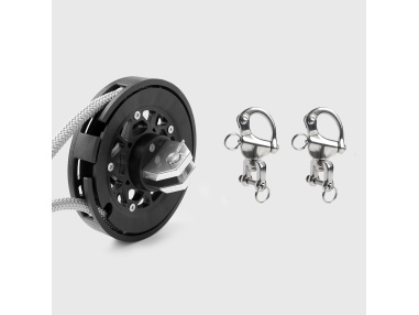Pack EZ Furl Oprolsysteem + set 2 karabijnhaken met snelsluiting