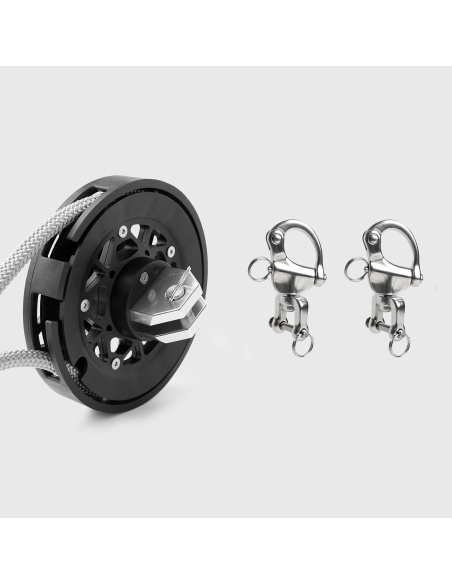 Pack EZ Furl Oprolsysteem + set 2 karabijnhaken met snelsluiting