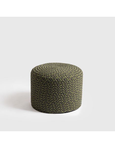 Thyrea: Gevlochten Outdoor Poef met Maanta Design