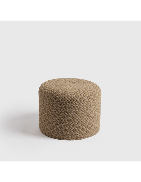 Thyrea: Gevlochten Outdoor Poef met Maanta Design