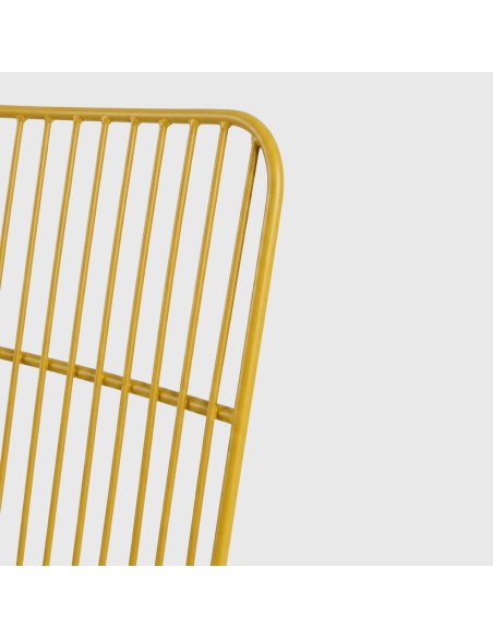 Sydra: set van 2 buitenstoelen van ijzer met frame van ronde staven