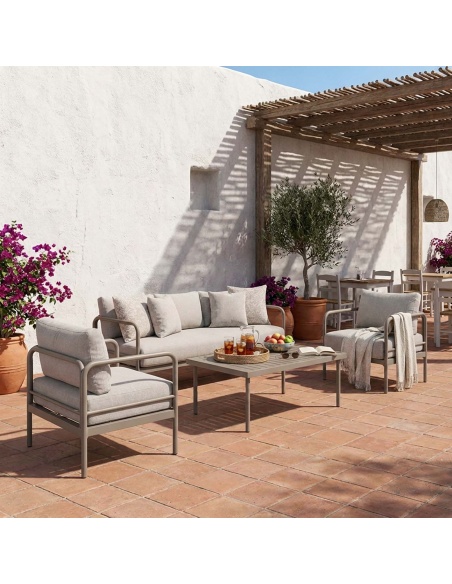 Melina: Outdoor lounge set met extra dikke kussens