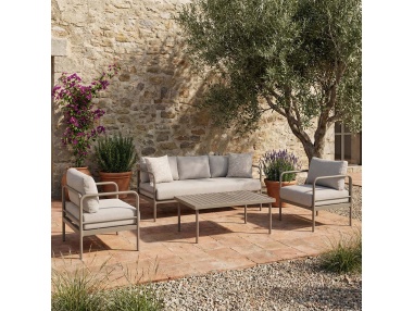 Melina: Outdoor lounge set met extra dikke kussens