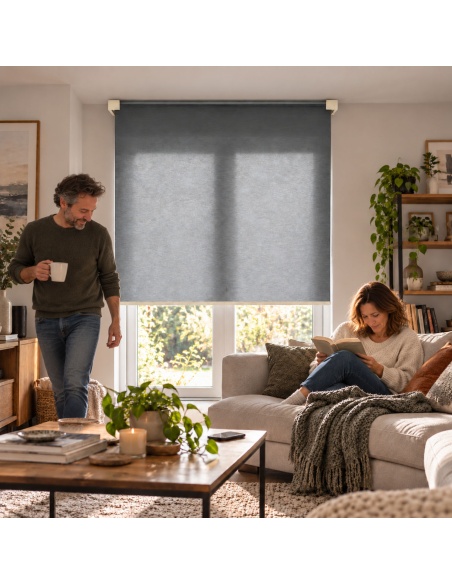 Lichtfilterend Rolgordijn op Maat, Kyma Horizon