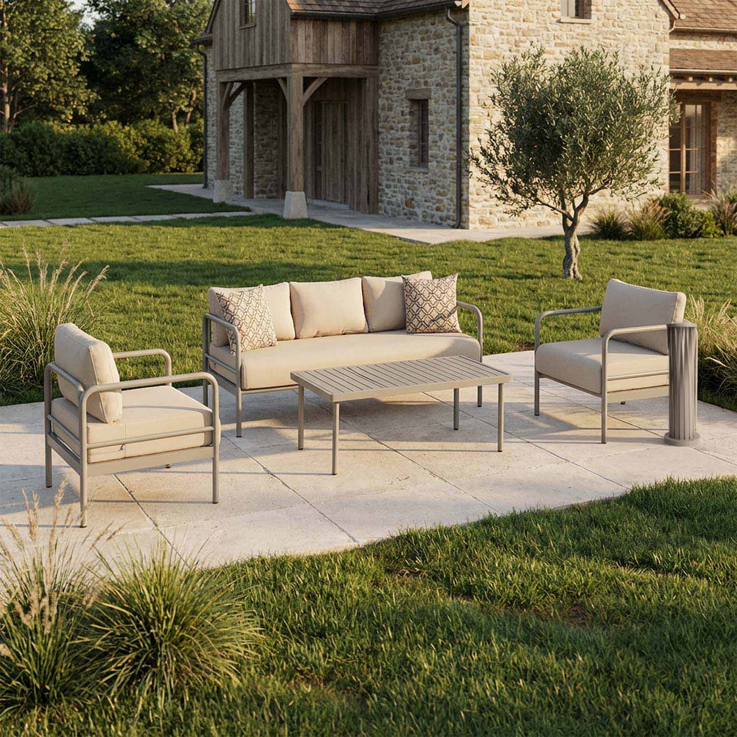 Binnen en buiten, dezelfde set