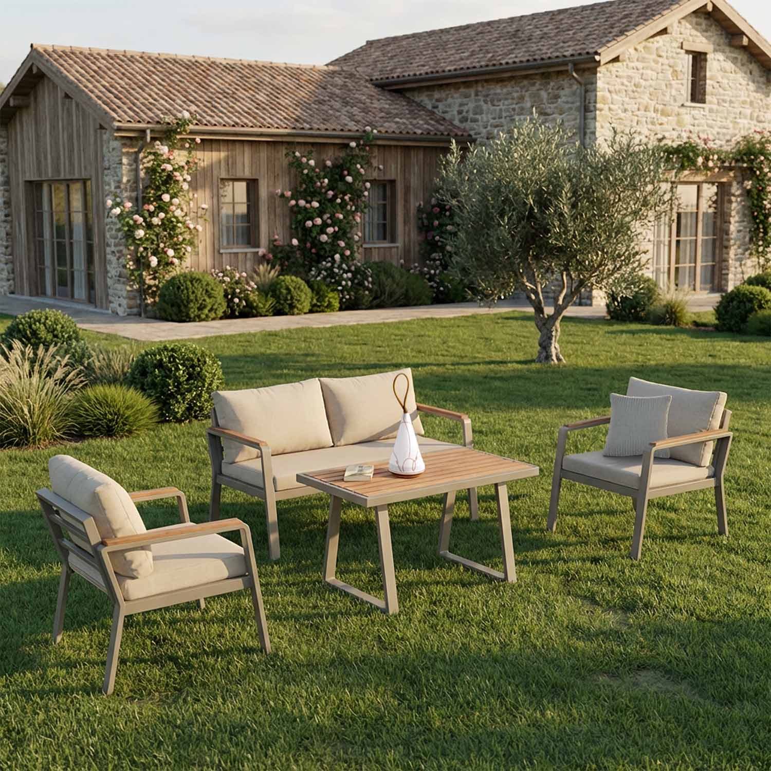 Binnen en buiten, dezelfde set