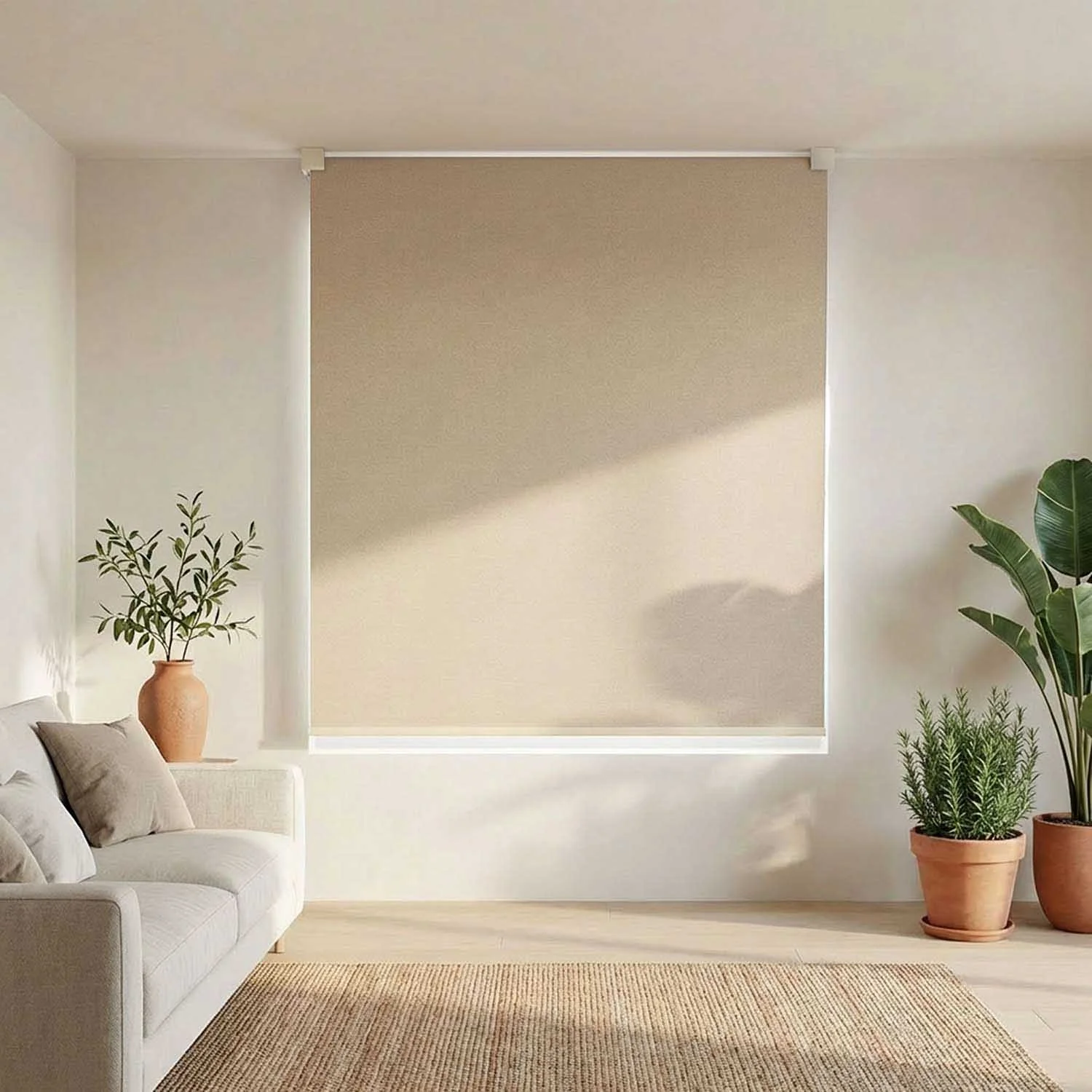 Canvas Blackout Desert Beige – profiel Soft Ivory