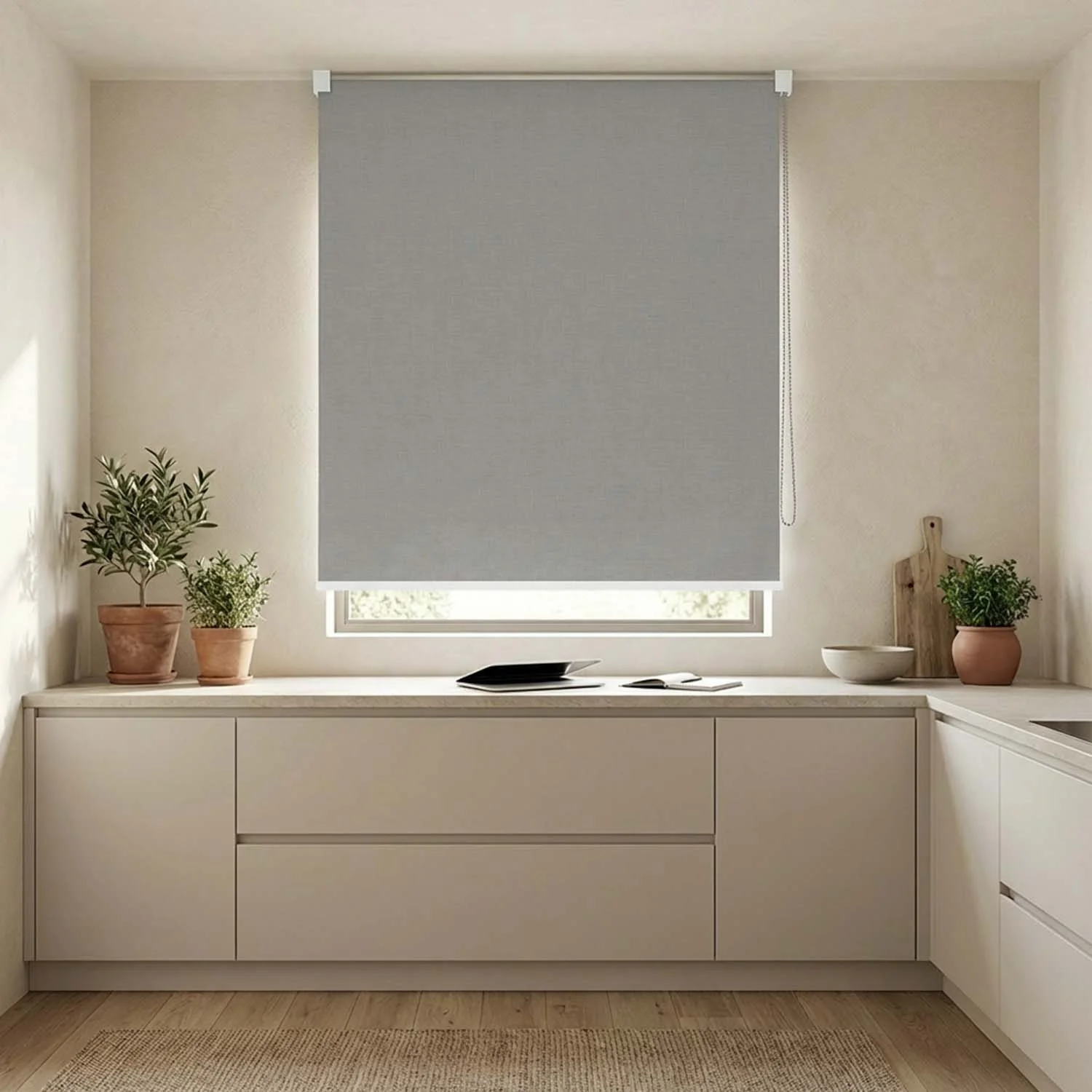 Canvas Blackout Silver Grey – profiel Textured White