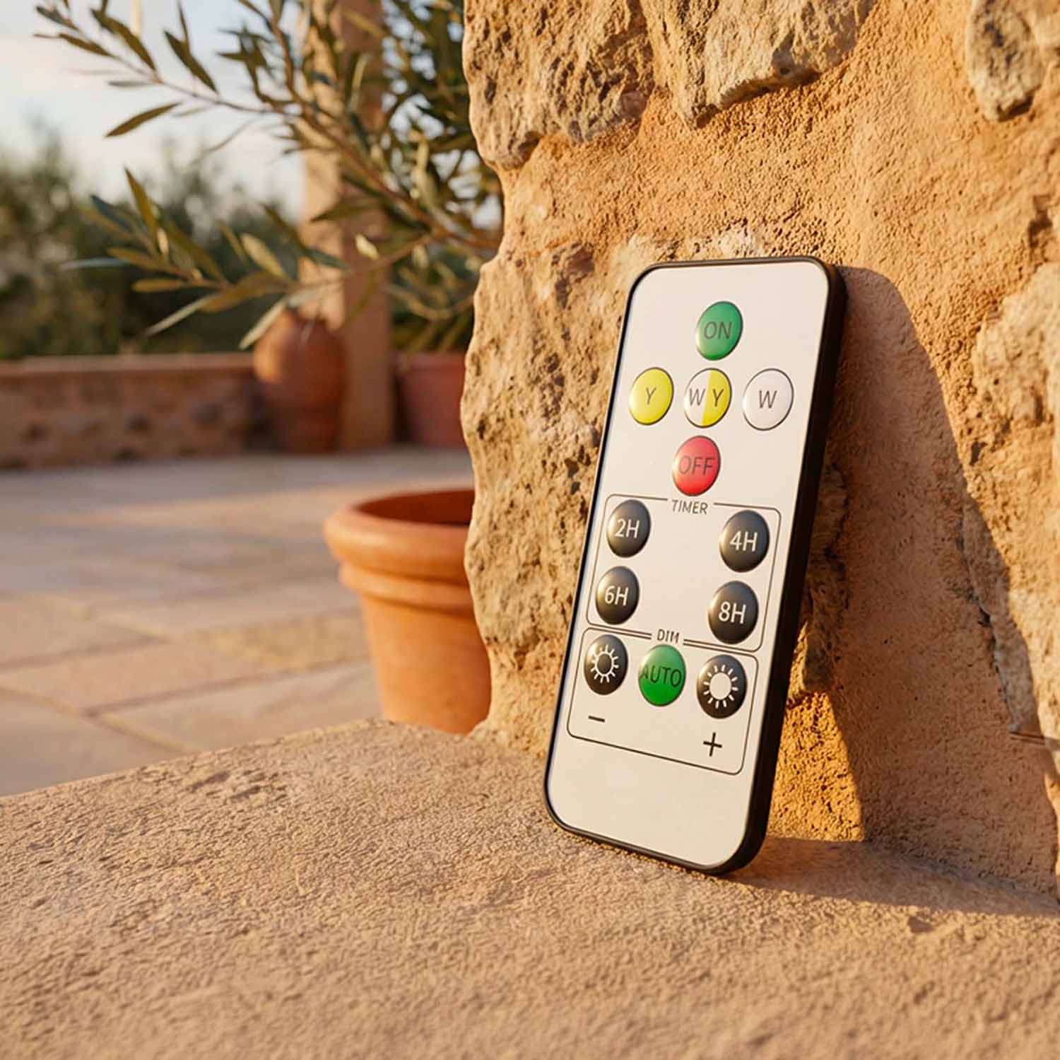 Afstandsbediening inbegrepen