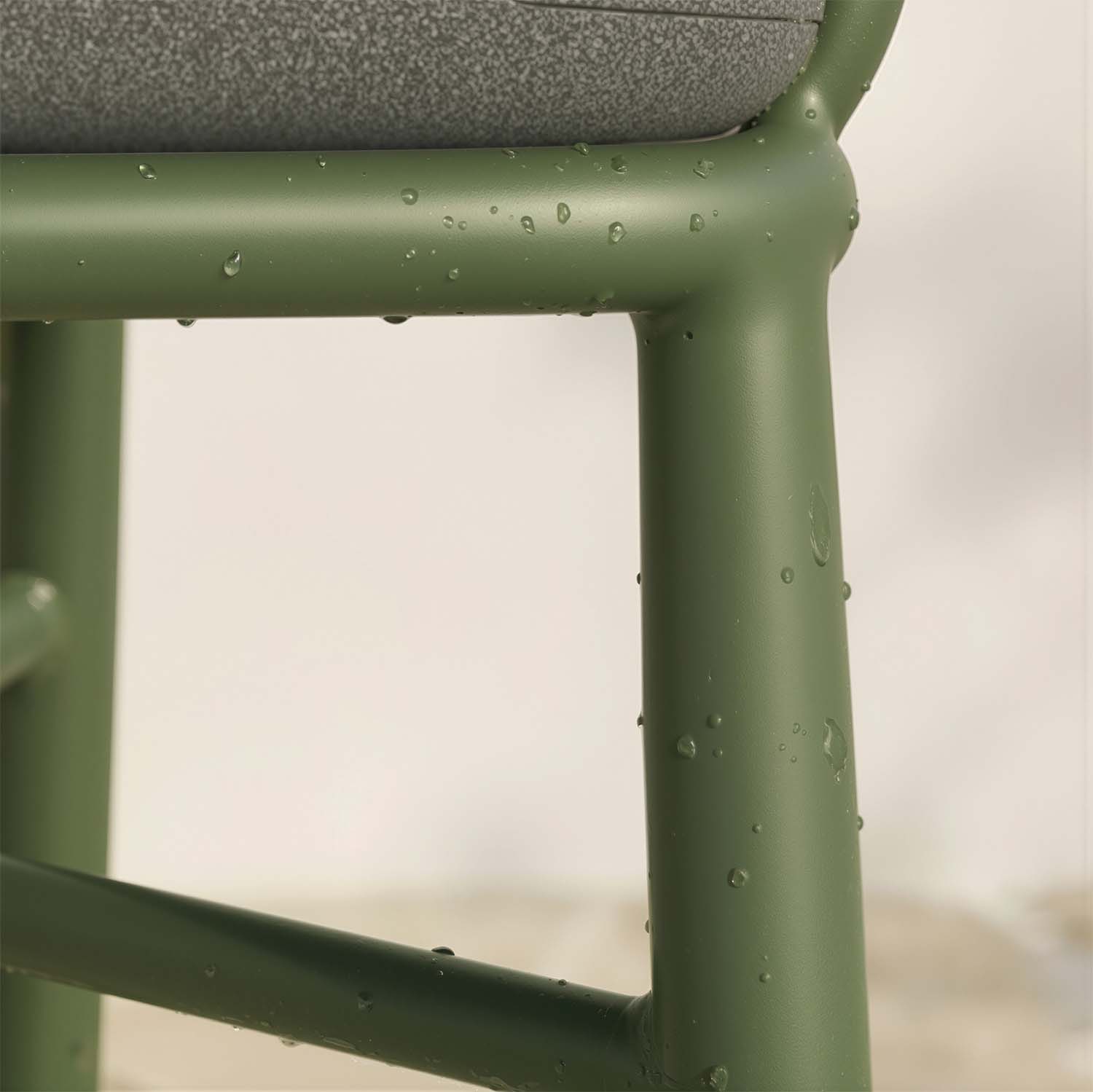 Gelakte aluminium structuur
