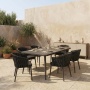 Conviva - Outdoor eettafel van gepoedercoat aluminium