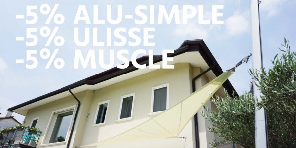 Alu-Simple, Ulisse en Muscle met 5% korting!